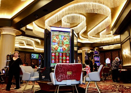 Inside the new High Limit Room at the Tachi Palace Casino Resort.